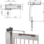 CHIUDICANCELLO AERODINAMICO NERO DC650G ASSA ABLOY DC650G.9004 MAB ASSA ABLOY CHIUDIPORTA   S ASSA ABLOY