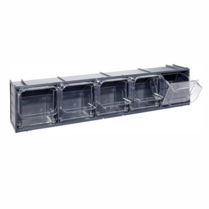 CASSETTIERA CRYSTAL BOX C 5  600x133 h 132 MOBILPL CB 50/2S.GS CASSETTIERE E CONTENITORI    F MOBILPLASTIC