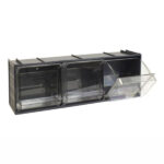 CASSETTIERA CRYSTAL BOX C 3  600x155 h 175 MOBILPL CB 50/3S.GS CASSETTIERE E CONTENITORI    F MOBILPLASTIC
