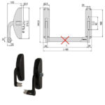 MANIGLIONE PRESTIGE LATERALE       59301-10-0 CISA 59301.10.0 CISA ANTIPANICO              S CISA