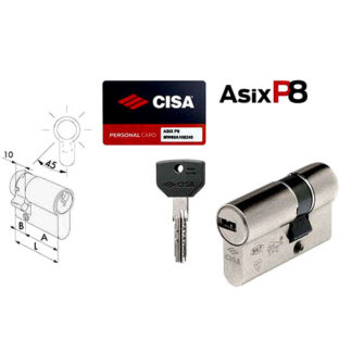 CILINDRO INF.  39,5-10,0-29,5 KA NV0Q314-02-0 CISA 0Q314.02.012NVKA CISA CILINDRI                S CISA