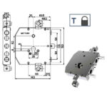SERRATURA SIC.TRIPLICE               89E30 MOTTURA 89E306W54T MOTTURA SERR.BLINDATE        S MOTTURA