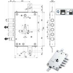 SERRATURA SIC.TRIPLICE DX            89857 MOTTURA 898571KODQ MOTTURA SERR.BLINDATE        S MOTTURA