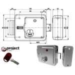 ELETTROSERRATURA MOTORIZZATA SX      49XD1 MOTTURA 49XD1ZS6P0 MOTTURA ELETTROSERR. APPL.   S MOTTURA