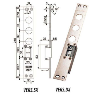 FERROGLIERA ELETTRICA DX I.37        94077 MOTTURA 94077D037N MOTTURA VARIE                S MOTTURA