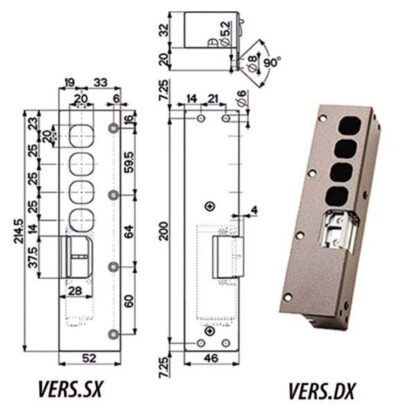 FERROGLIERA ELETTRICA BASSA DX       94080 MOTTURA 94080VDDMN MOTTURA VARIE                S MOTTURA