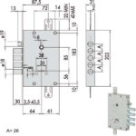 SERRATURA SICUREZZA TRIPLICE       57665-28-A CISA 57665.28.A CISA SERR.BLINDATE           S CISA