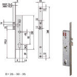 ELETTROSERRATURA INF.MONT. ALL     16205-35-0 CISA 16205.35.0 CISA ELETTROSERRATURE INF.   S CISA