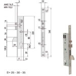 ELETTROSERRATURA INF.MONT. ALL     16215-30-0 CISA 16215.30.0 CISA ELETTROSERRATURE INF.   S CISA