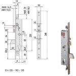 ELETTROSERRATURA INF.MONT. ALL     16225-35-0 CISA 16225.35.0 CISA ELETTROSERRATURE INF.   S CISA
