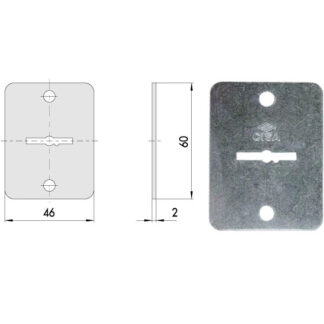BOCCHETTA RETTANGOLARE DM          06124-00-0 CISA 06124.00.0 CISA VARIE                   S CISA