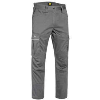 PANTALONE COTONE GRIGIO L    STRETCH CARGO DIADORA 177649-75070 INDUMENTI LAVORO             F DIADORA