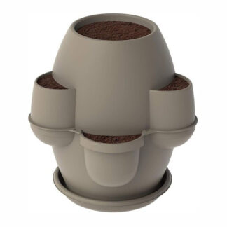 VASO OASI CAPPUCCINO               cm 80 h 80 BAMA 31002 VASI PLASTICA                F BAMA