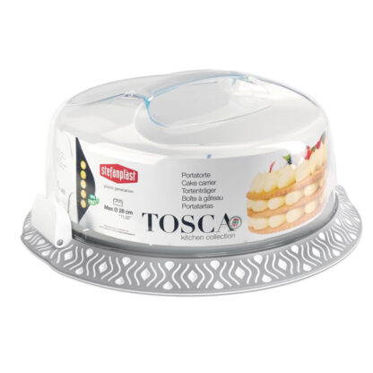 CONTENITORE TOND TORTA TOSCA GR.  37 h 16 STEFANPL 55852 CONTENITORI PLASTICA         C STEFANPLAST