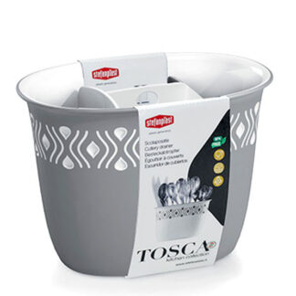 SCOLAPOSATE TOSCA GRIGIO    cm 19x13 h 14 STEFANPL 55702 SCOLAPOSATE                  C STEFANPLAST