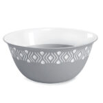 INSALATIERA PLASTICA TOSCA GRIGIO   cm 19 STEFANPL 55003 INSALATIERE PLASTICA         C STEFANPLAST