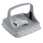 PORTATOVAGLIOLI ORIZZONTALE TOSCA GRIGIO  STEFANPL 55802 PORTATOVAGLIOLI              C STEFANPLAST