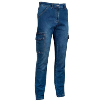 PANTALONE JEANS GUADO BLU L           TOMMY UPOWER EX244GJ-32 INDUMENTI LAVORO             F UPOWER