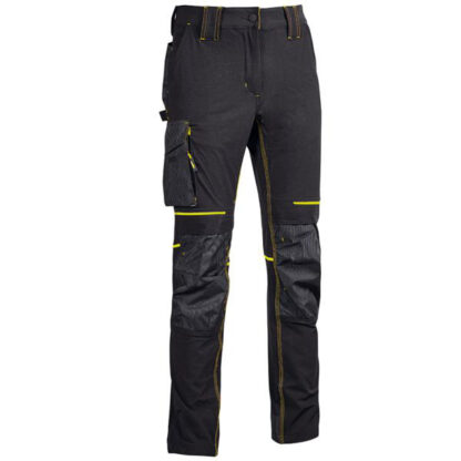 PANTALONE BLACK CARBON XL              ATOM UPOWER PE145BC-XL INDUMENTI LAVORO             F UPOWER