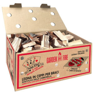 LEGNO CEPPI BARBECUE kg 4,5            GARDEN FIRE 40.050 CARBONELLA                   C GARDEN FIRE