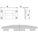 CONTROPIASTRA SERRATURE            06287-14-0 CISA 06287.14.0 CISA VARIE                   S CISA