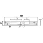 CONTROPIASTRA SERRATURE            06461-01-0 CISA 06461.01.0 CISA VARIE                   S CISA