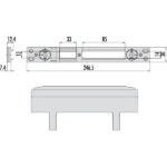 CONTROPIASTRA SERRATURE            06463-57-0 CISA 06463.57.0 CISA VARIE                   S CISA