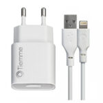 CARICABATTERIE 1 USB-A CAVO watt 5     3642 TIEMME 3642 ACCESSORI TELEFONIA          F TIEMME