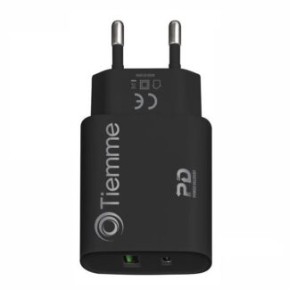 CARICABATTERIE 2 USB-A/C watt 20       3640 TIEMME 3640 ACCESSORI TELEFONIA          F TIEMME
