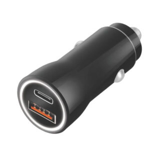 CARICABATTERIE 2 USB-A/C AUTO watt 38  3743 TIEMME 3743 ACCESSORI TELEFONIA          F TIEMME