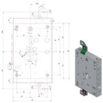 SERRATURA SIC.TRIPLICE DX CIL.1940CER/63/28 POTENT 1940CER/63/28D POTENT SERRATURE BLINDATE    S POTENT