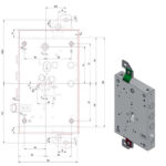 SERRATURA SIC.TRIPLICE DX CIL.1940CER/63/37 POTENT 1940CER/63/37D POTENT SERRATURE BLINDATE    S POTENT