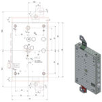 SERRATURA SIC.TRIPLICE SX DM  8100CER/73/28 POTENT 8100CER/73/28S+7551/S3L POTENT SERRATURE BLINDATE    S POTENT