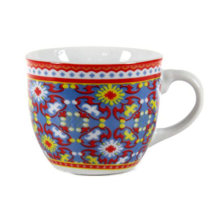 TAZZA CAFFE PORCELLANA MOSAICO   Pz 6 PASSIONECASA 807213 TAZZE CERAMICA               C PASSIONECASA