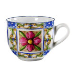 TAZZA CAFFE PORCELLANA MEDITERR. Pz 6 PASSIONECASA 826269 TAZZE CERAMICA               C PASSIONECASA