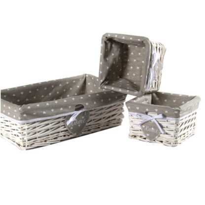 CESTINO VIMINI SET HOME                 Pz 3 GICOS 686238 CESTE VIMINI                 C GICOS