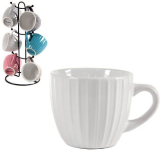 TAZZA CAFFE PORCELLANA STAND LEO Pz 6 BELLINTAVOLA 817861 TAZZE CERAMICA               C BELLINTAVOLA