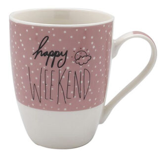 TAZZA MUG PORCELLANA FRASI              cc 340 KB8 MUGSWE005 TAZZE CERAMICA               C KB8