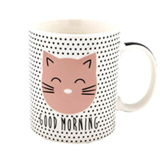 TAZZA MUG PORCELLANA CAT                cc 360 KB8 MUGCAT001 TAZZE CERAMICA               C KB8