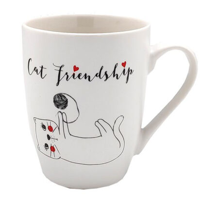 TAZZA MUG PORCELLANA GATTI              cc 360 KB8 MUGMAT007 TAZZE CERAMICA               C KB8