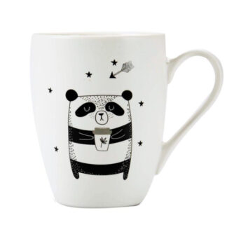 TAZZA MUG PORCELLANA ANIMAL AUTUNNO     cc 340 KB8 MUGMAT008 TAZZE CERAMICA               C KB8