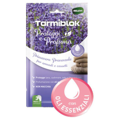 ANTITARME TARMIBLOK LAVANDA BUSTINE   Pz  3 RELEVI 6523 PROFUMATORI CASSETTI/ARMADI  C RELEVI