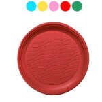 PIATTO DESSERT ROSA             Pz 20 NATURAL BIBO 5587915 MONOUSO PLASTICA             C NATURAL BIBO