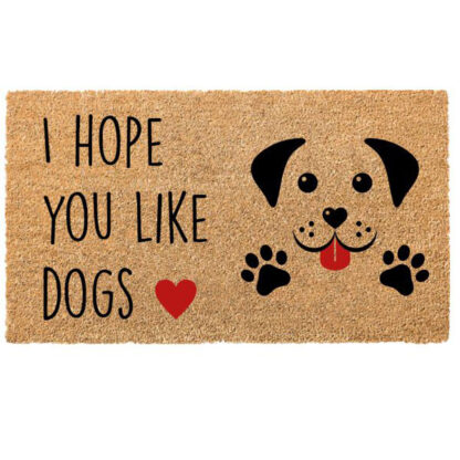ZERBINO COCCO/PVC DOGS        cm 40x 70 XTRA 11714 GG00522 ZERBINI                      C XTRA