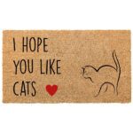 ZERBINO COCCO/PVC CATS        cm 40x 70 XTRA 11713 GG00521 ZERBINI                      C XTRA