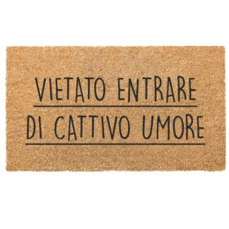 ZERBINO COCCO/PVC VIETATO     cm 40x 70 XTRA 11720 GG00452 ZERBINI                      C XTRA