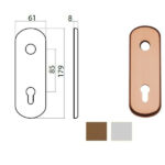 PLACCA GHIBLI ALL BRO YALE 77298855004 GHIDINI ACCESSORI BLINDATE   S GHIDINI