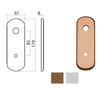 PLACCA GHIBLI ALL ARG POMOLO 77298858101 GHIDINI ACCESSORI BLINDATE   S GHIDINI