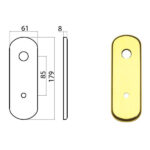PLACCA GHIBLI OTT LUC POMOLO 77298858112 GHIDINI ACCESSORI BLINDATE   S GHIDINI