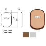 BOCCHETTA GHIBLI ALL ARG 62x86 DOPPIA MAPPA 77298626001 GHIDINI ACCESSORI BLINDATE   S GHIDINI